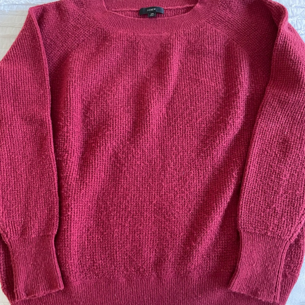 J. Crew Women's Red Sweater